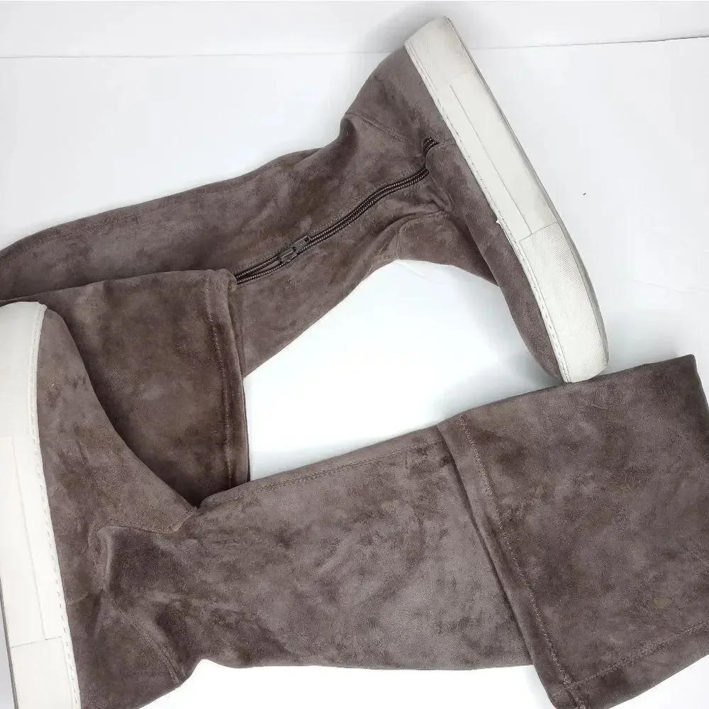 J Slides Petra Over The Knee Sneaker Boots
